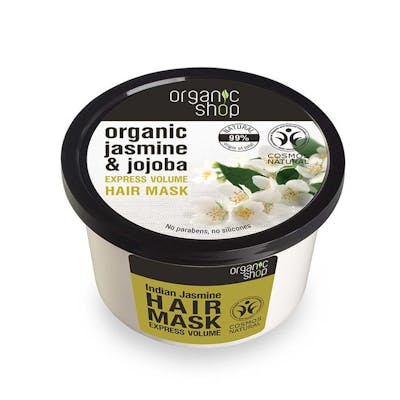 Organic Shop Organic Jasmine & Jojoba Express Volume Hair Mask 250 ml