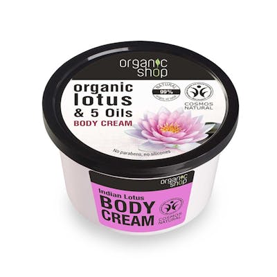 Organic Shop Organic Lotus & 5 Oils Body Cream 250 ml