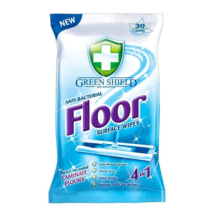 Green Shield AntiBacterial Floor Surface Wipes 30 pcs ??1.45