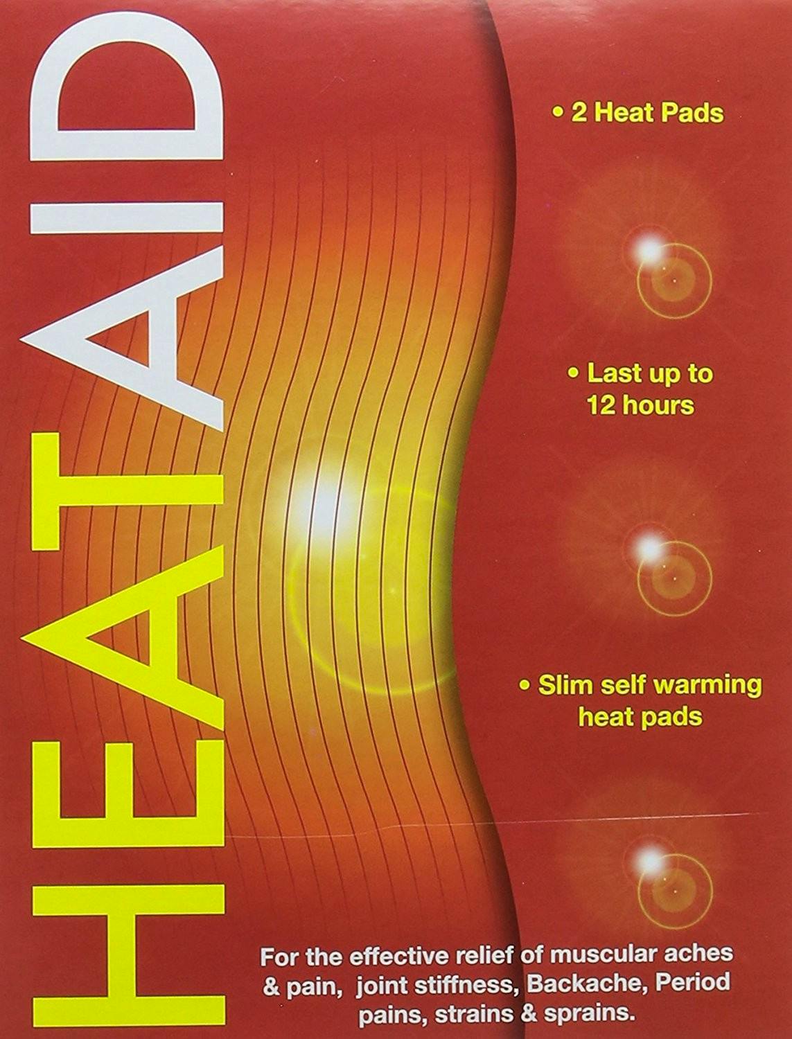 Healthpoint Heat Aid Self Warming Heat Pads 2 pcs £2.45