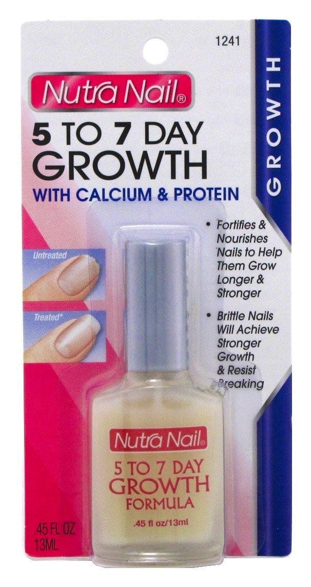 Nutra Nail 5 to 7 Day Growth Treatment - Fast Keratin Nail Strengthener  Repair Serum Formula (0.47 fl oz)