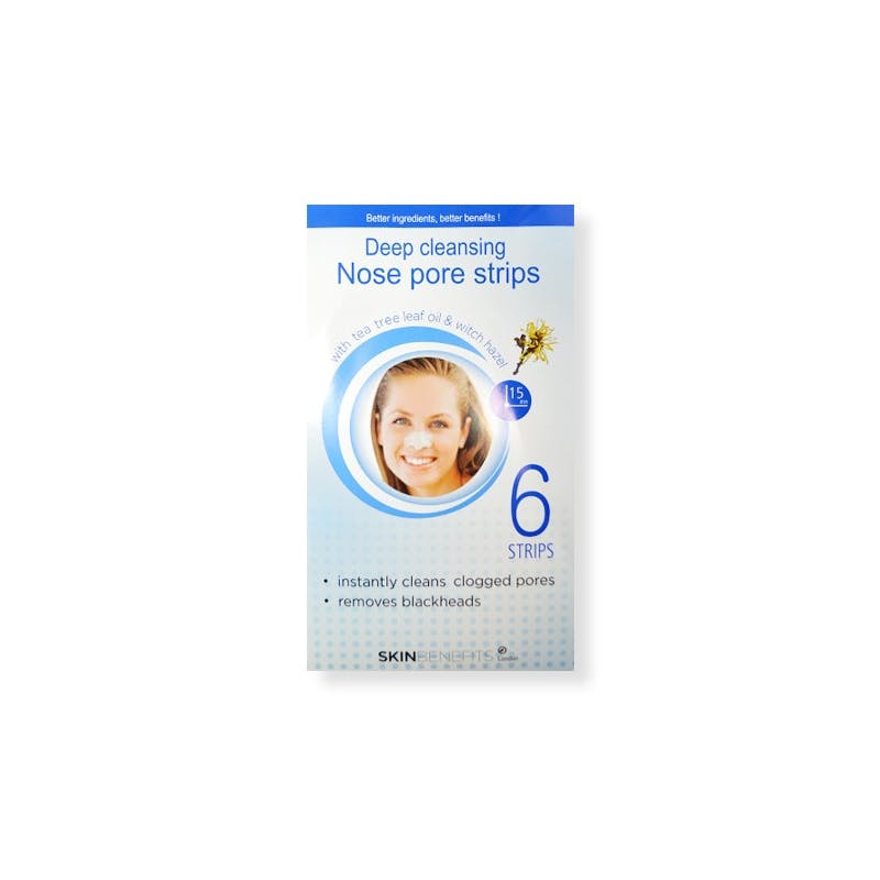 Skin Benefits Deep Cleansing Nose Pore Strips 6 kpl