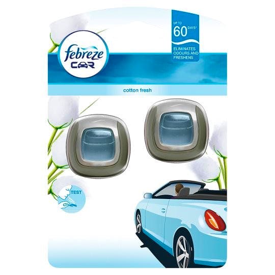 Febreze Car Air Freshener Cotton Fresh 2 st 2.49 EUR luxplus.nl