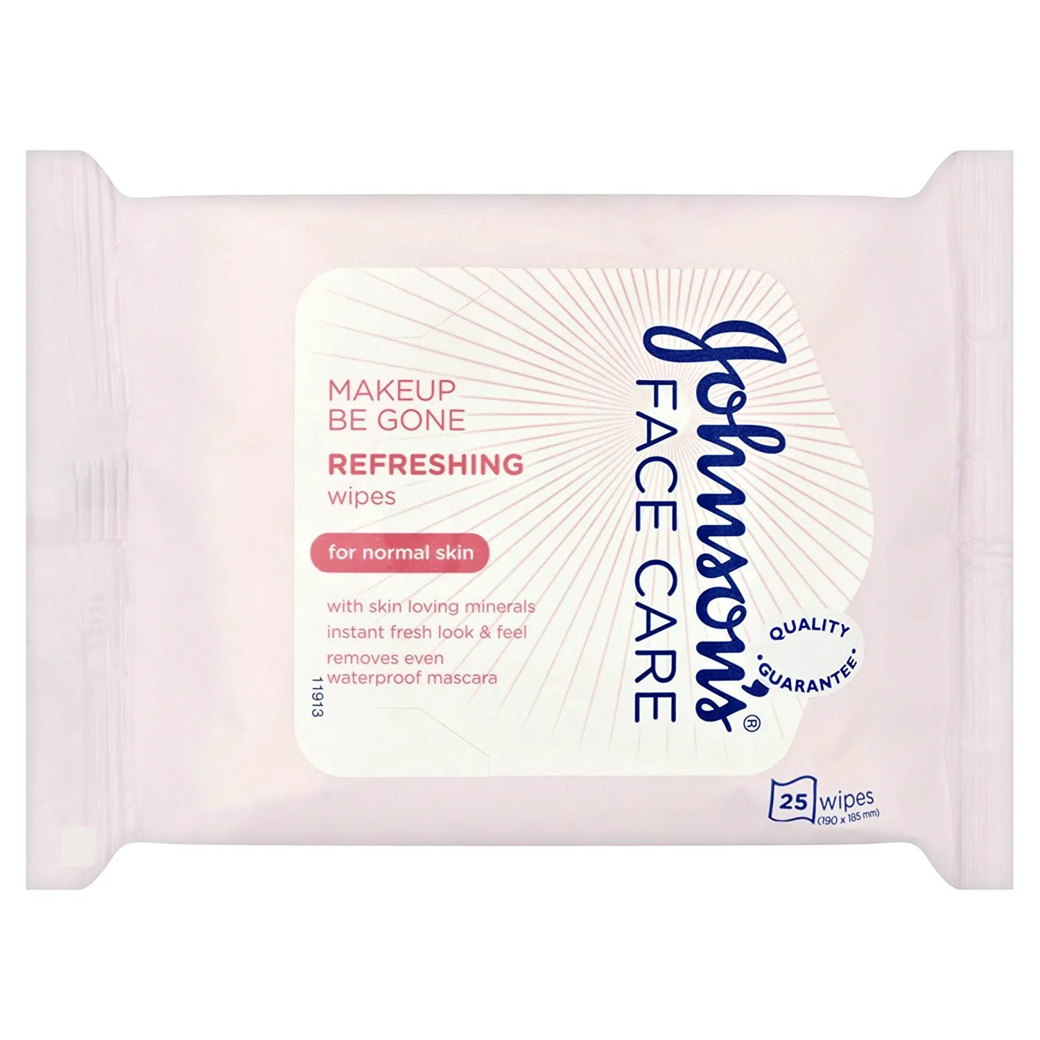 Johnson's Face Care Refreshing Wipes Normal Skin 25 pcs