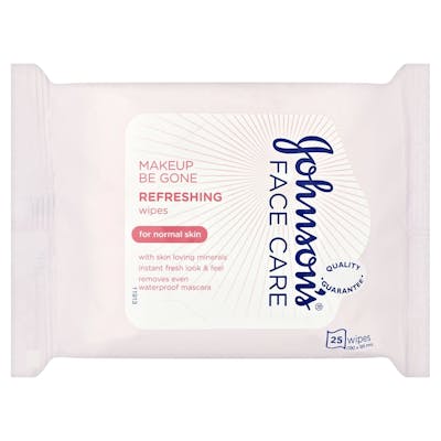 Johnson&#039;s Face Care Refreshing Wipes Normal Skin 25 pcs