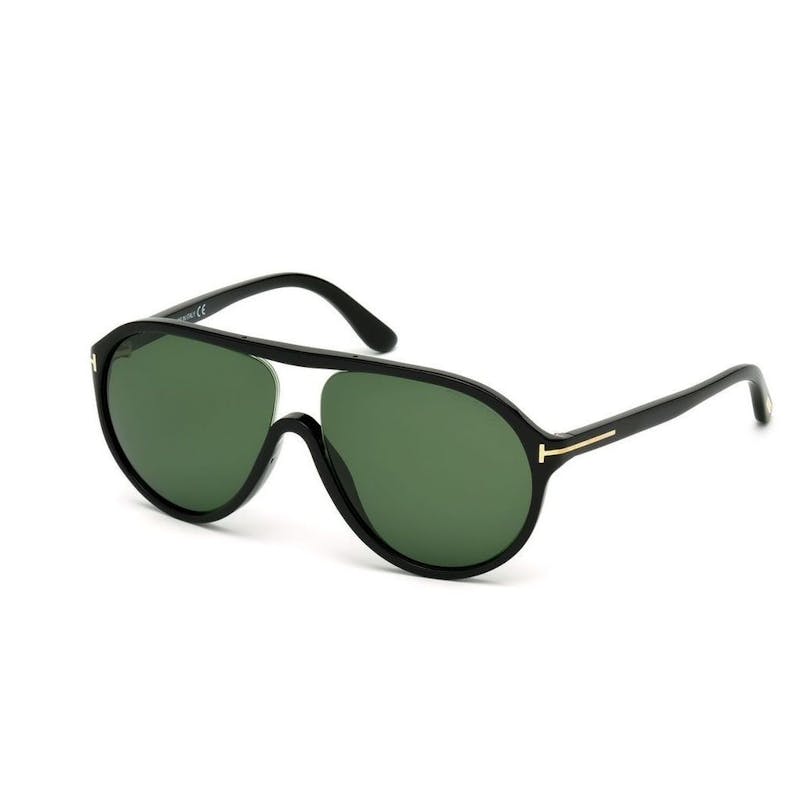 Tom Ford Men Edison Sunglasses FT0443 01N Black Green 59 x 15 x 140 mm