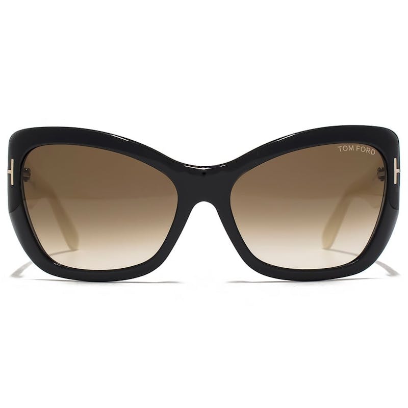 Tom Ford Corinne Sunglasses FT0460 01F Black Brown 58 x 16 x 130 mm