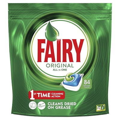 Fairy Original All In One Dishwasher Tabs 84 stk