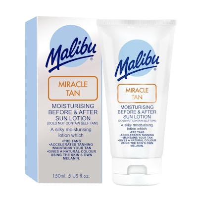 Malibu Miracle Tan Before &amp; After Moisturising Sun Lotion 150 ml