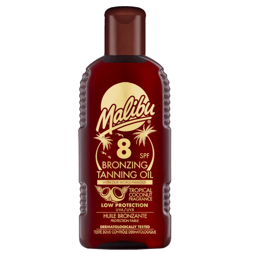 Malibu Bronzing Tanning Oil SPF8 200 ml 105.95 kr + Fri Frakt og Ingen Toll