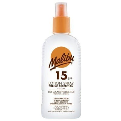 Malibu Sun Lotion Spray SPF15 200 ml