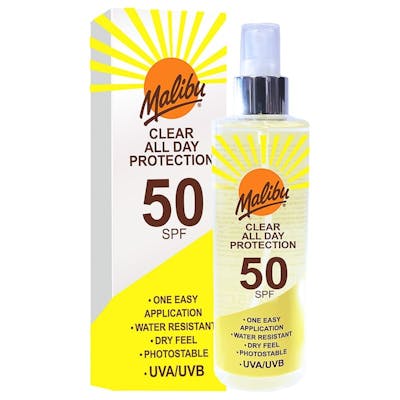 Malibu Clear All Day Sun Protection SPF50 250 ml