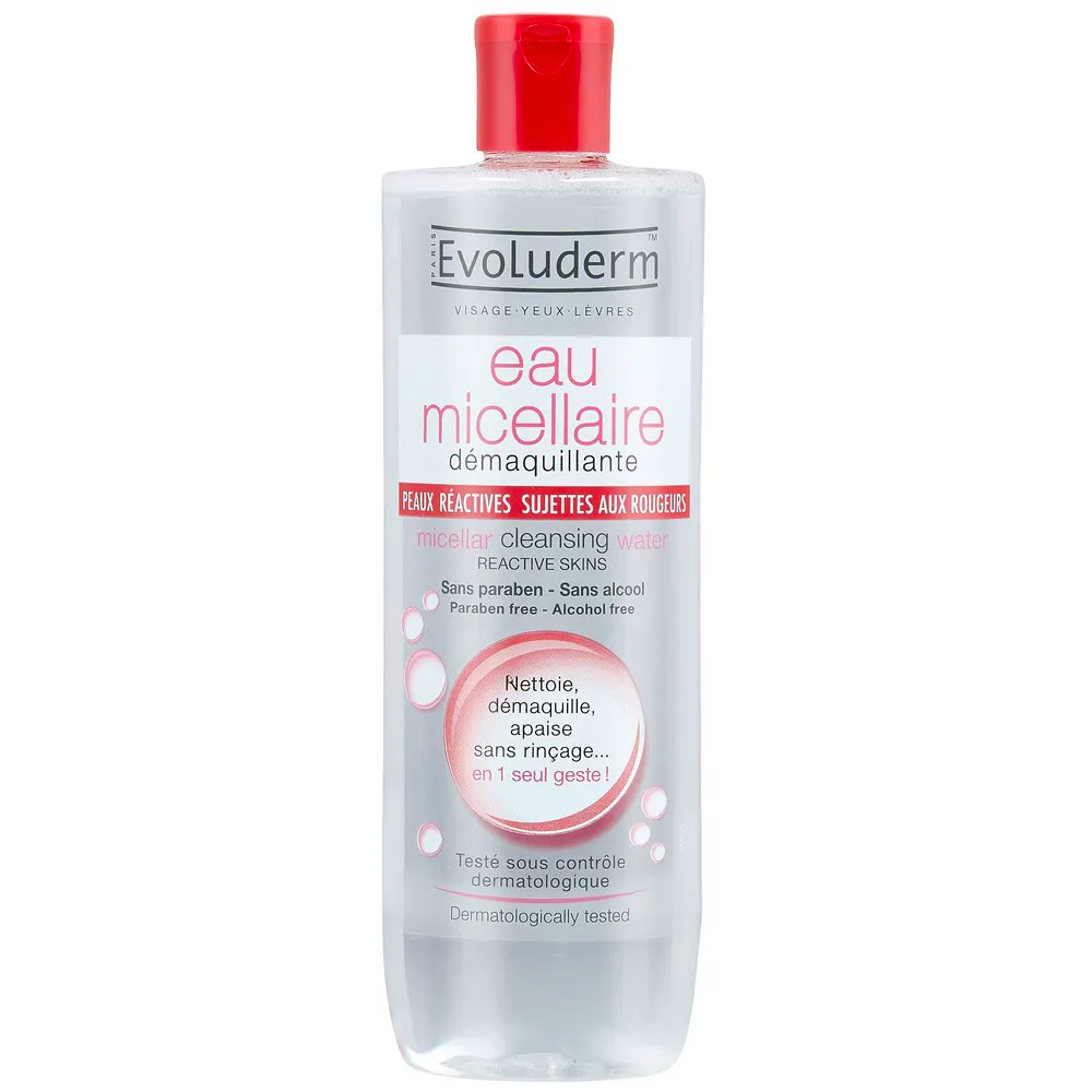 Evoluderm Micellar Cleansing Water Dry & Sensitive Skin 500 ml