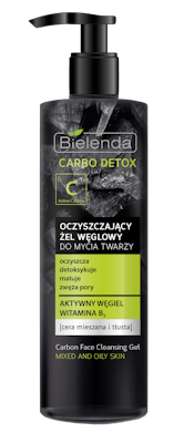 Bielenda Carbo Detox Carbon Cleansing Gel Oily Skin 195 g