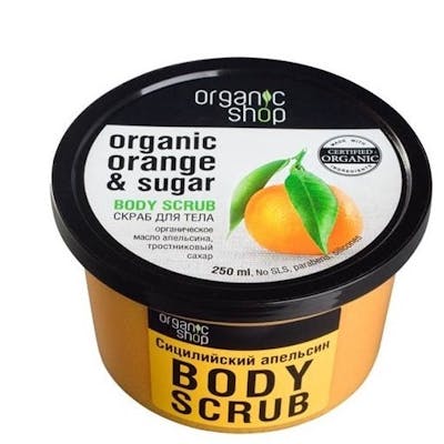 Organic Shop Organic Orange & Sugar Body Scrub 250 ml