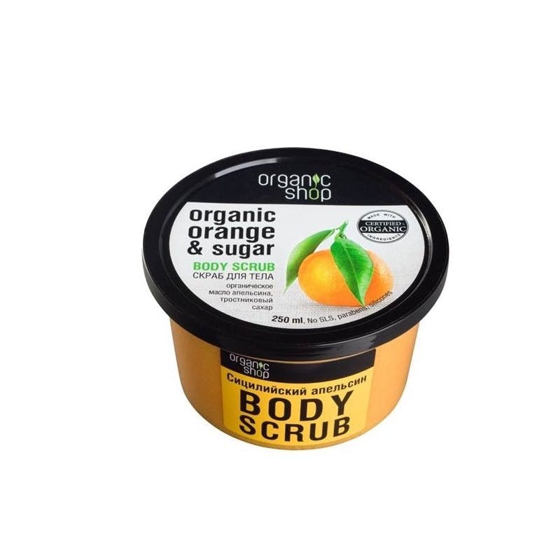 Organic Shop Organic Orange &amp; Sugar Body Scrub 250 ml