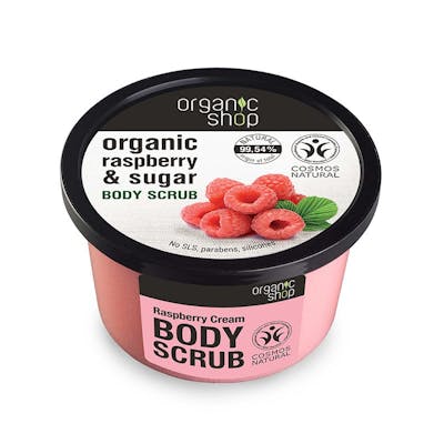 Organic Shop Organic Raspberry Cream & Sugar Body Scrub 250 ml