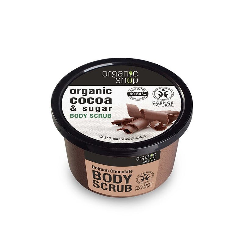 Organic Shop Organic Belgian Chocolate &amp; Sugar Body Scrub 250 ml