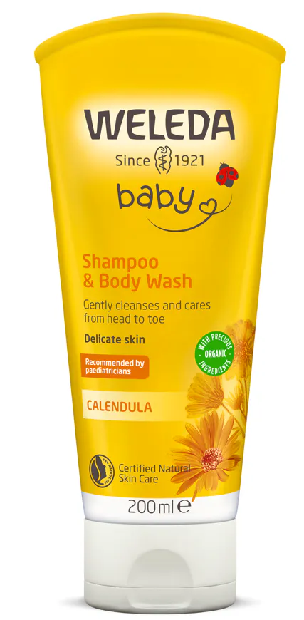 Weleda Baby Calendula Shampoo & Body Wash 200 ml