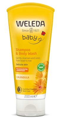 Weleda Baby Calendula Shampoo &amp; Body Wash 200 ml