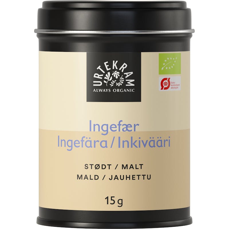 Urtekram Ingefær Øko 15 g