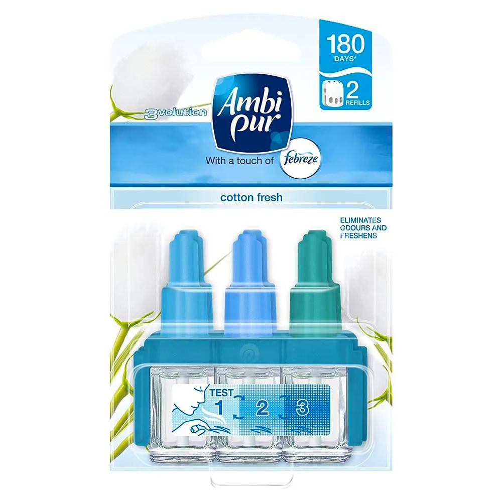 Ambi Pur 3Volution Cotton Fresh Plug In Refill 20 ml
