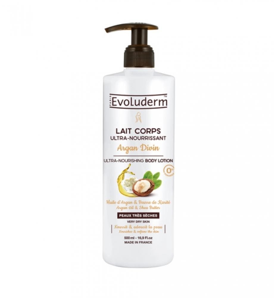 Evoluderm Argan Oil & Shea Butter Moisturizing Body Lotion 500 ml