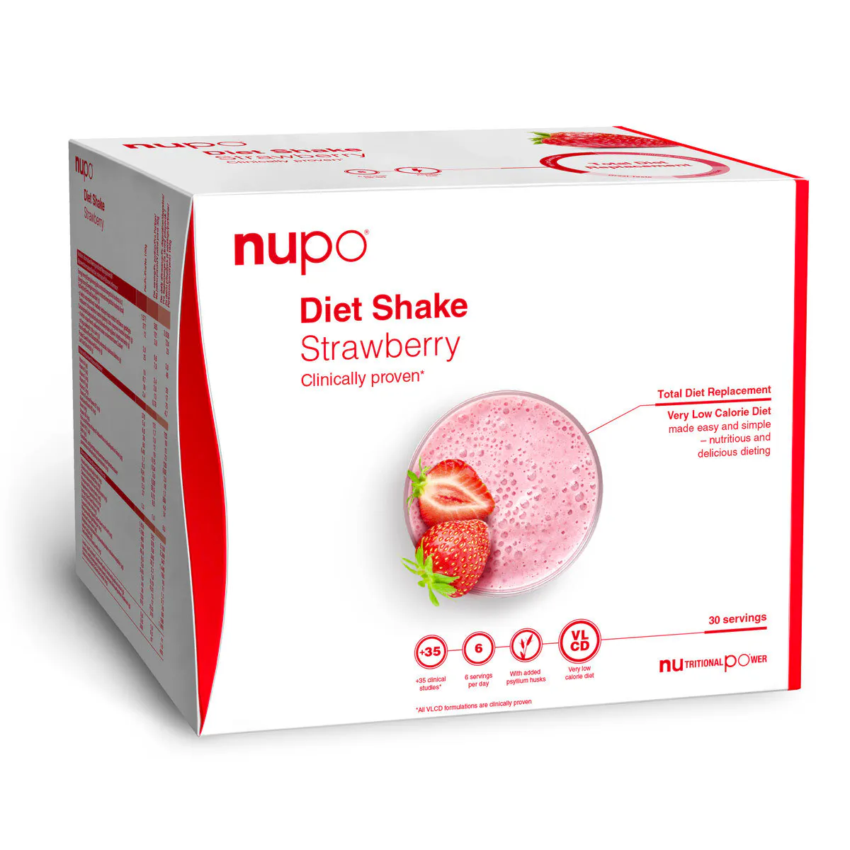 Nupo Kickstart Diet Shake Value Pack Strawberry 960 g