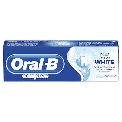 Afwijzen aardappel Klagen Oral-B Complete Extra White Mint Tandpasta 75 ml - 1.99 EUR - luxplus.nl