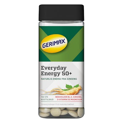 Gerimax Daglig Energi 50+ 150 stk