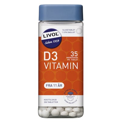 Livol Mono Stærk D-Vitamin 350 stk