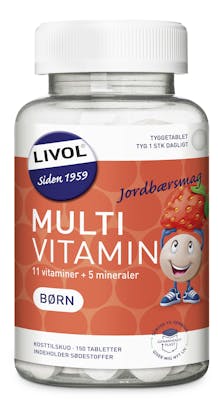 Livol Multi Total Kids Strawberry 150 pcs