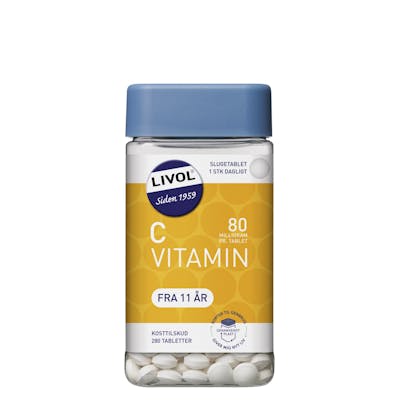 Livol Mono Normal C-Vitamin 80 mg 280 st