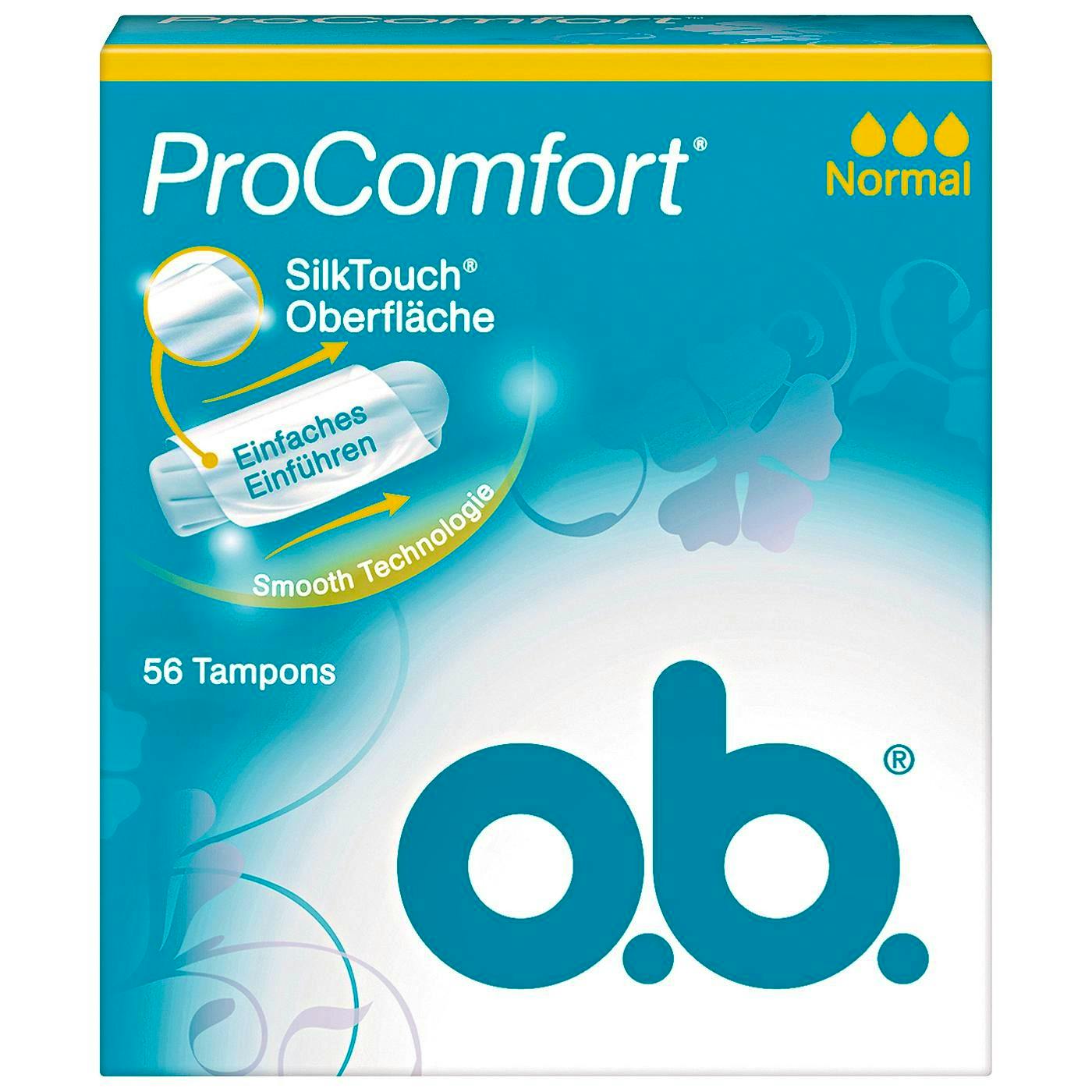 o.b. ExtraProtect Normal Tampons, 56 Pcs