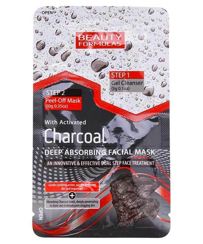 Beauty Formulas Charcoal Deep Absorbing Facial Mask 13 g £0.99