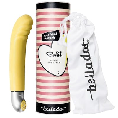 Belladot Bodil G-Spot Vibrator Yellow 1 stk