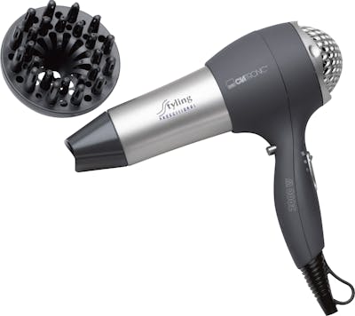 Clatronic HTD 3055 Styling Professional Hairdryer &amp; Diffuser Silver 1 stk