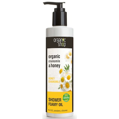 Organic Shop Organic Chamomile & Honey Shower Foamy Oil 280 ml
