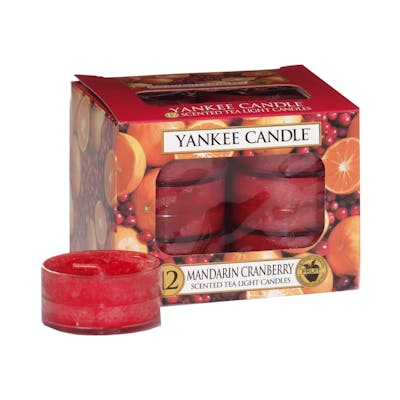 Yankee Candle Classic Tea Lights Mandarin Cranberry Candle 12 st
