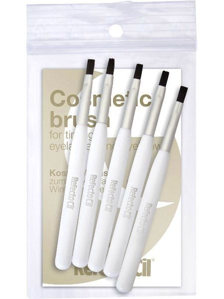 Refectocil Eyelash & Eyebrow Tinting Cosmetic Brush Silver 5 st