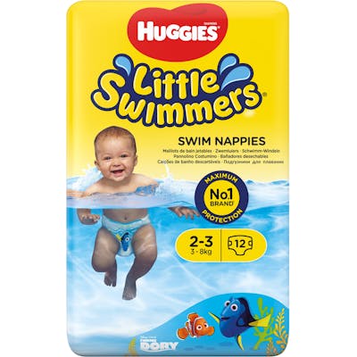 Huggies Kleine Zwemmers Zwemmen Luiers 2-3 12 st