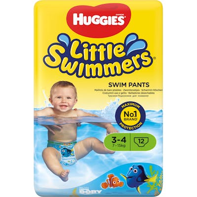 Huggies Little Swimmers Swim Pants 3-4 12 st