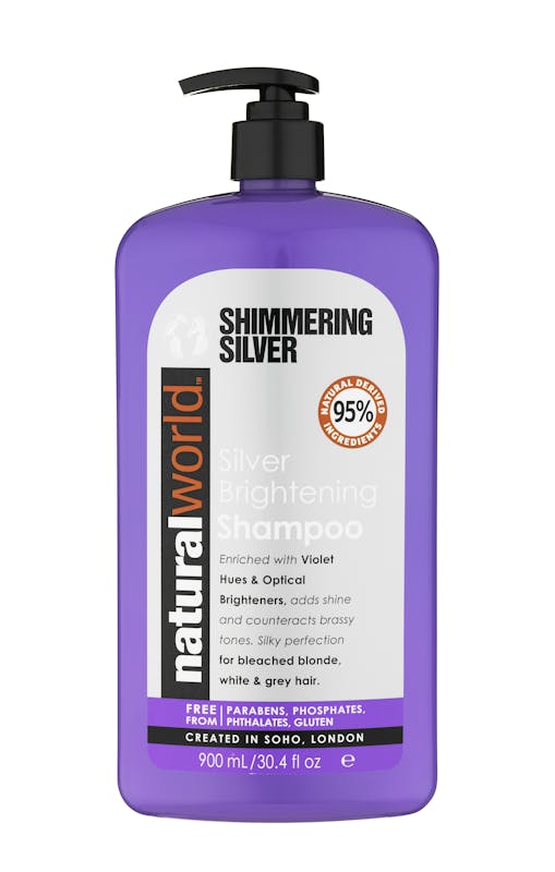 Faial adgang Nøjagtig Natural World Shimmering Silver Silver Brightening Shampoo 900 ml - 5.99  EUR - luxplus.nl