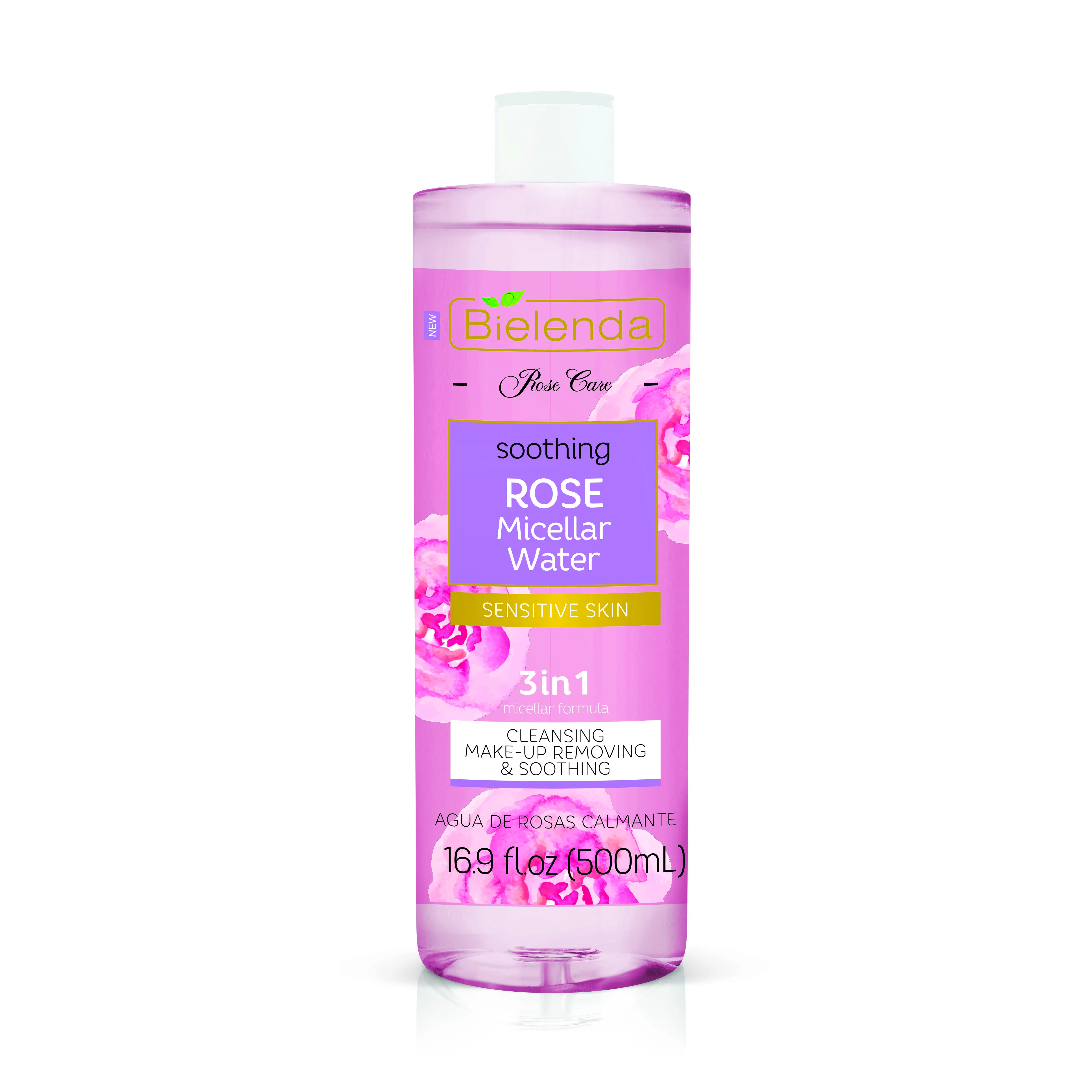 Bielenda Rose Care 3in1 Soothing Rose Micellar Water 500 ml