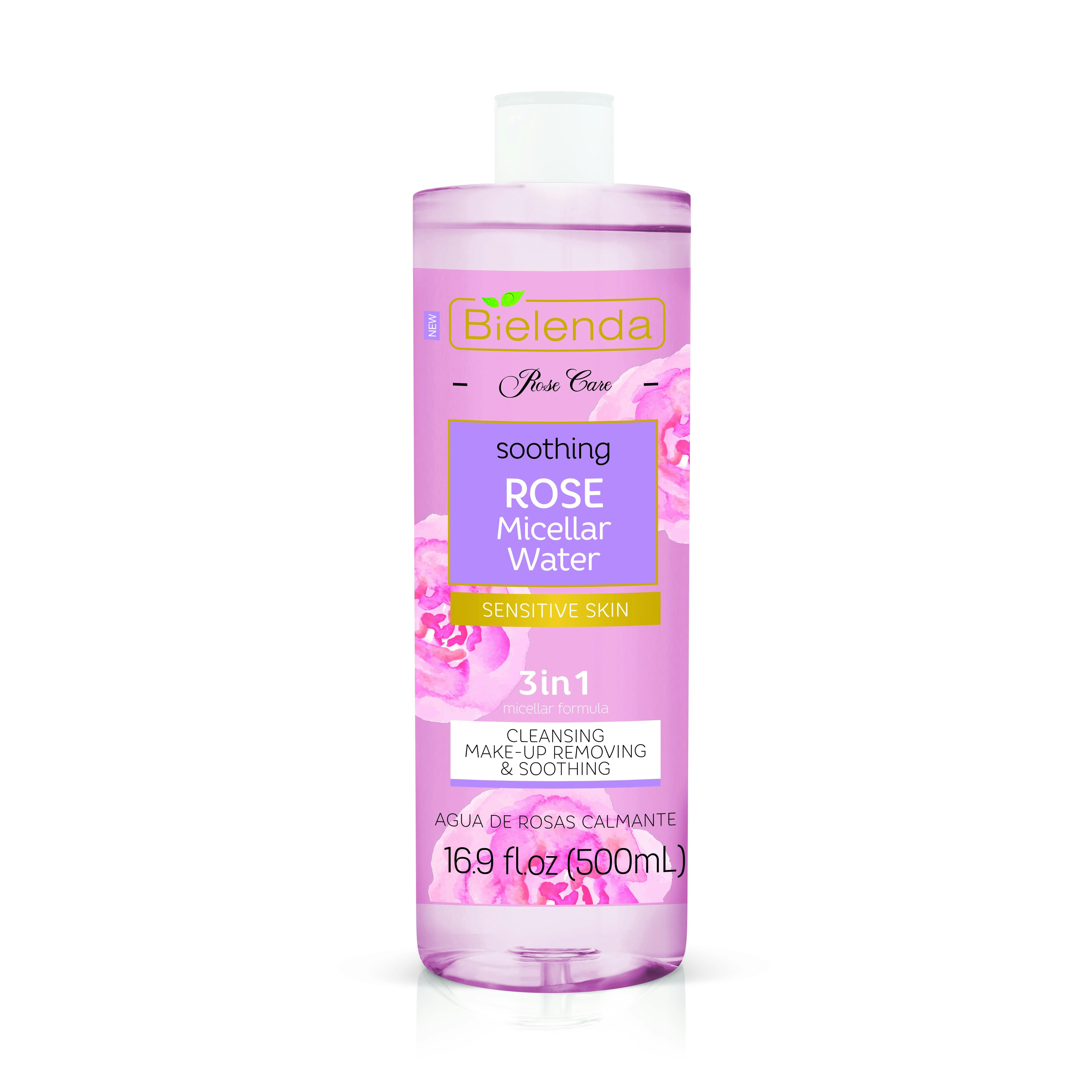 Bielenda Rose Care 3in1 Soothing Rose Micellar Water 500 ml