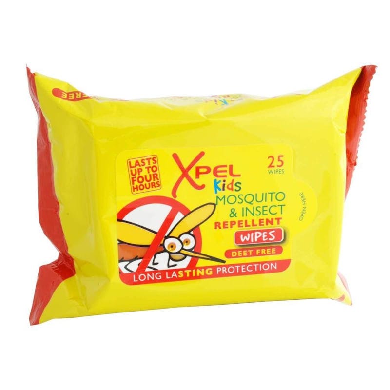 Xpel Kids Mosquito &amp; Insect Repellent Wipes 25 kpl