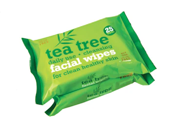 Tea Tree Cleansing Facial Wipes 2 x 25 pcs