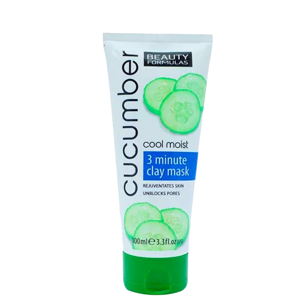 Beauty Formulas Cucumber Cool Moist 3 Minute Clay Mask 100 ml