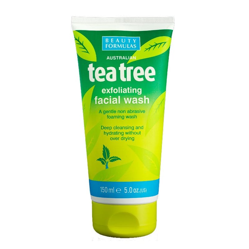 Beauty Formulas Tea Tree Exfoliating Facial Wash 150 ml