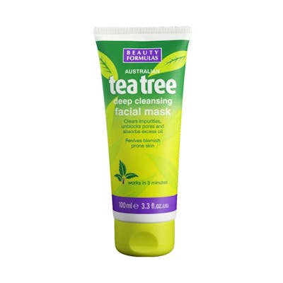 Beauty Formulas Tea Tree Deep Cleansing Facial Mask 100 ml